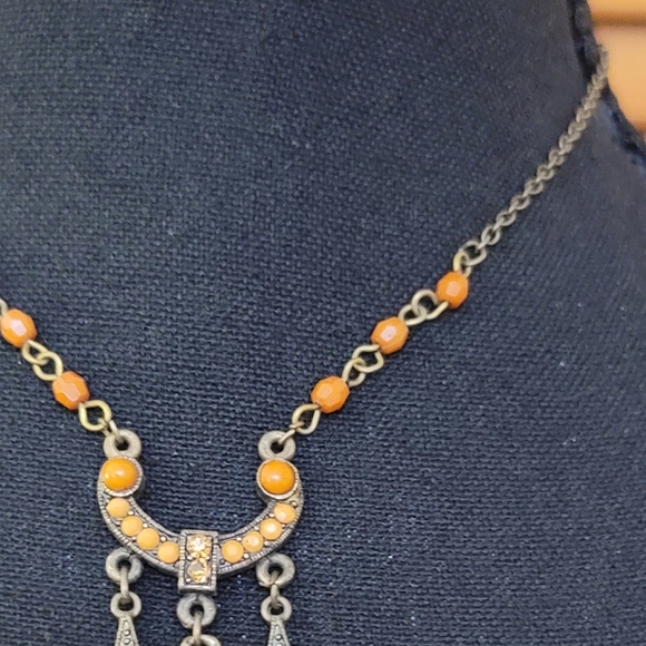 EUC Avenue Women's Vintage Tribal Beaded Necklace - Picture 4 of 9